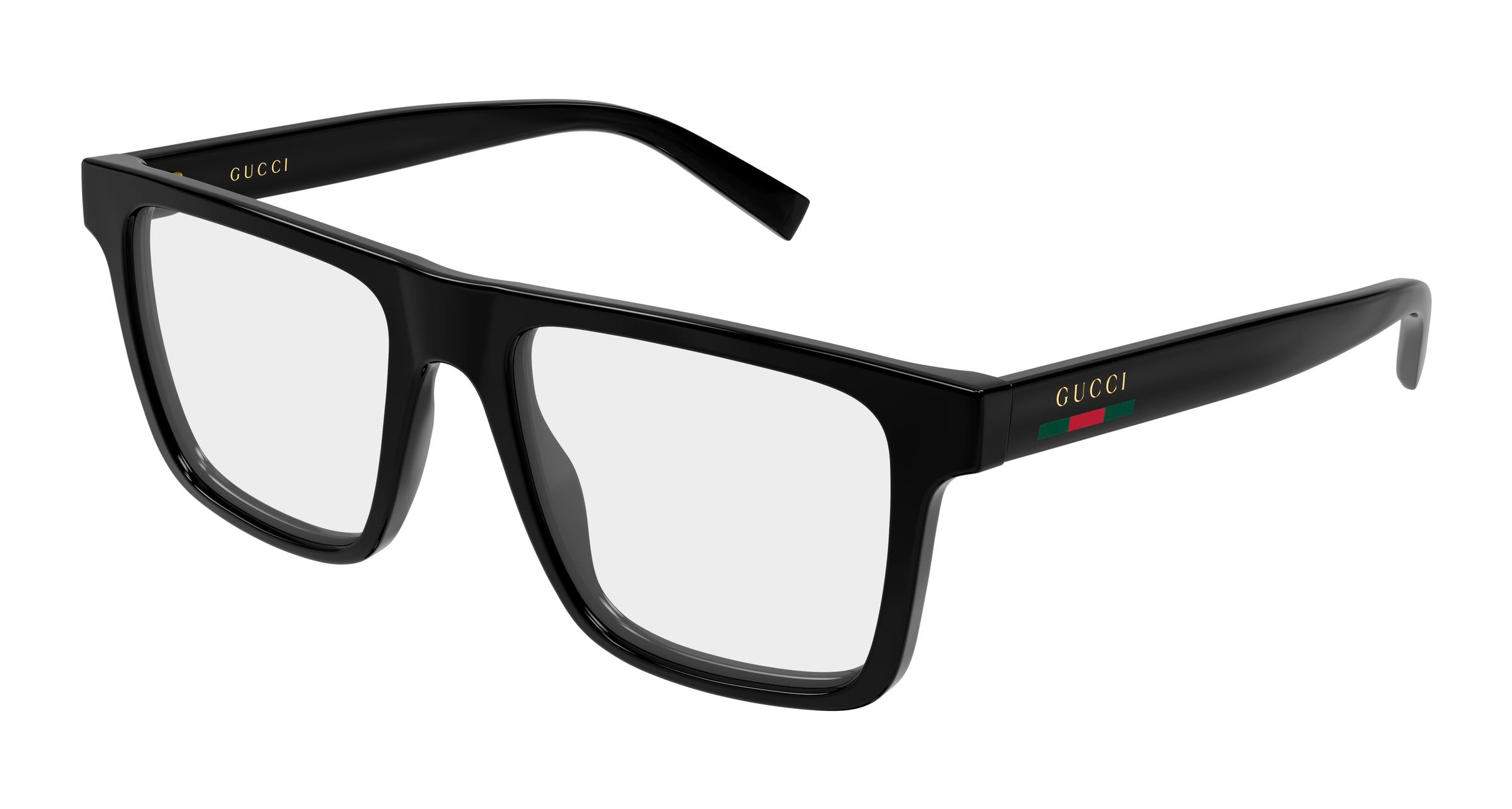 Gucci Uomo Gucci GG2236O 001 Montature da vista Iniettato Nero Trasparente Squadrata