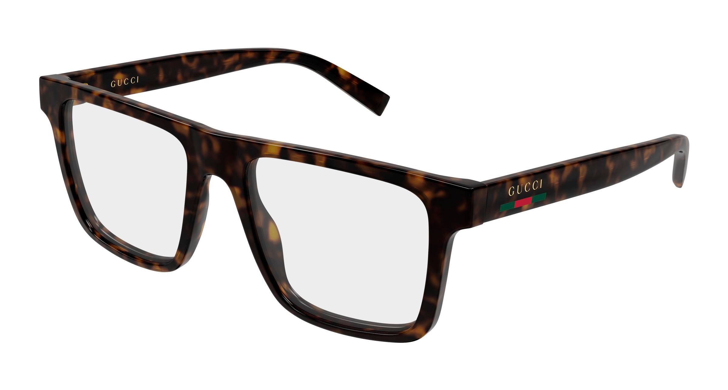 Gucci Uomo Gucci GG2236O 002 Montature da vista Iniettato Havana Trasparente Squadrata Gucci Uomo Gucci GG2236O 002 Montature da vista Iniettato Havana Trasparente Squadrata
