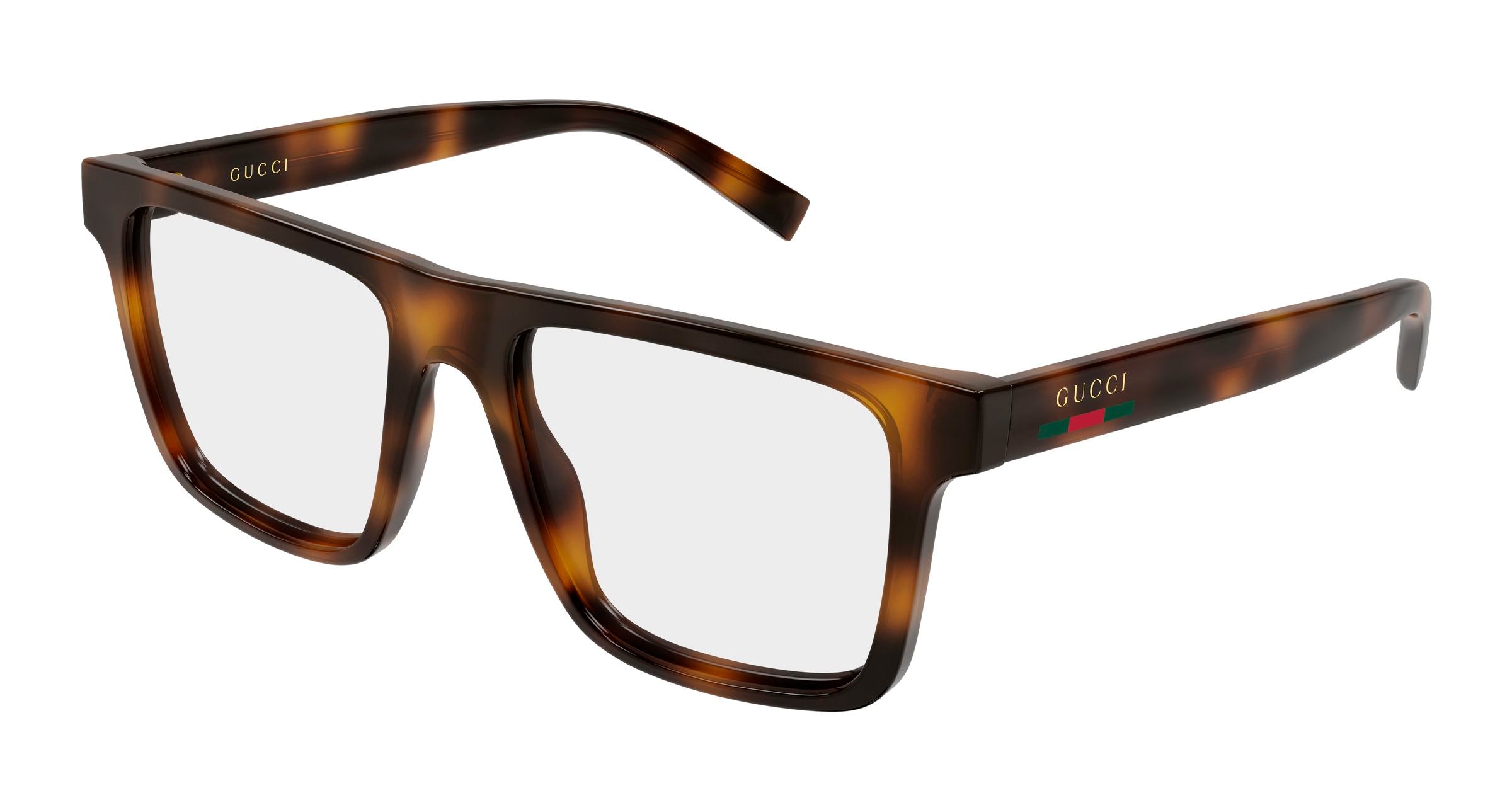 Gucci Uomo Gucci GG2236O 005 Montature da vista Iniettato Havana Trasparente Squadrata