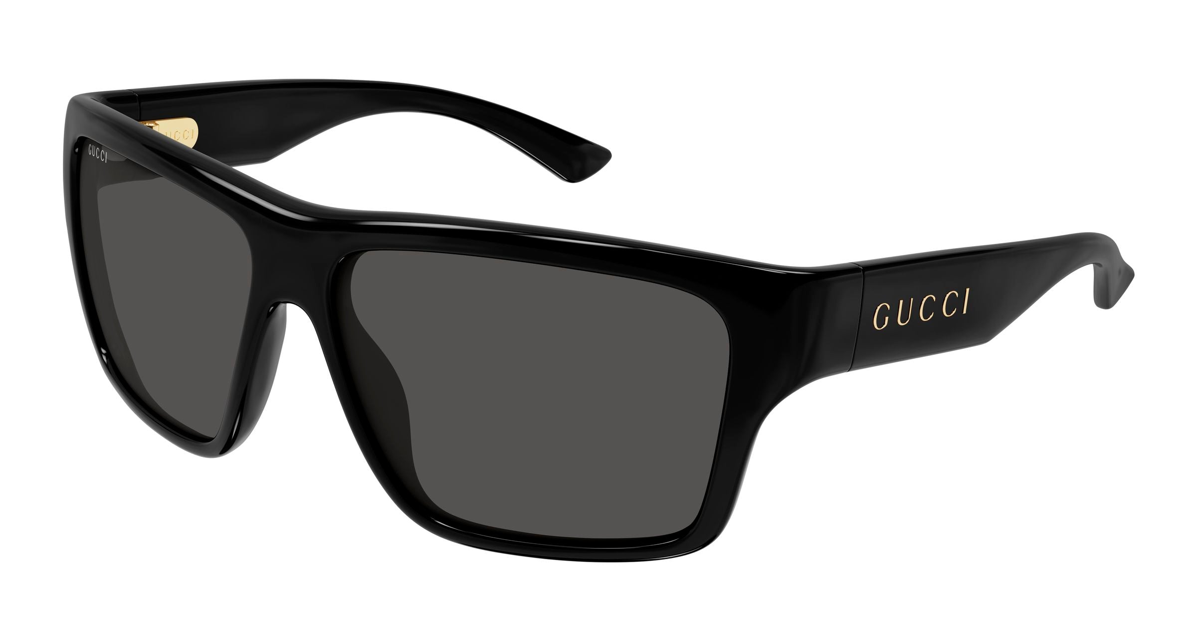 Gucci Uomo Gucci GG2239S 001 Occhiali da sole Iniettato Nero Grigio Geometrica Gucci Uomo Gucci GG2239S 001 Occhiali da sole Iniettato Nero Grigio Geometrica