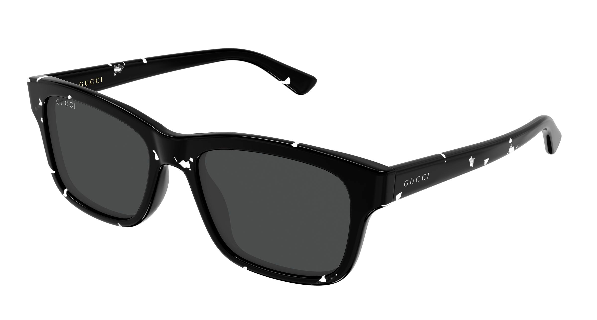 Gucci Uomo Gucci GG2243S 004 Occhiali da sole Acetato Havana Grigio Squadrata