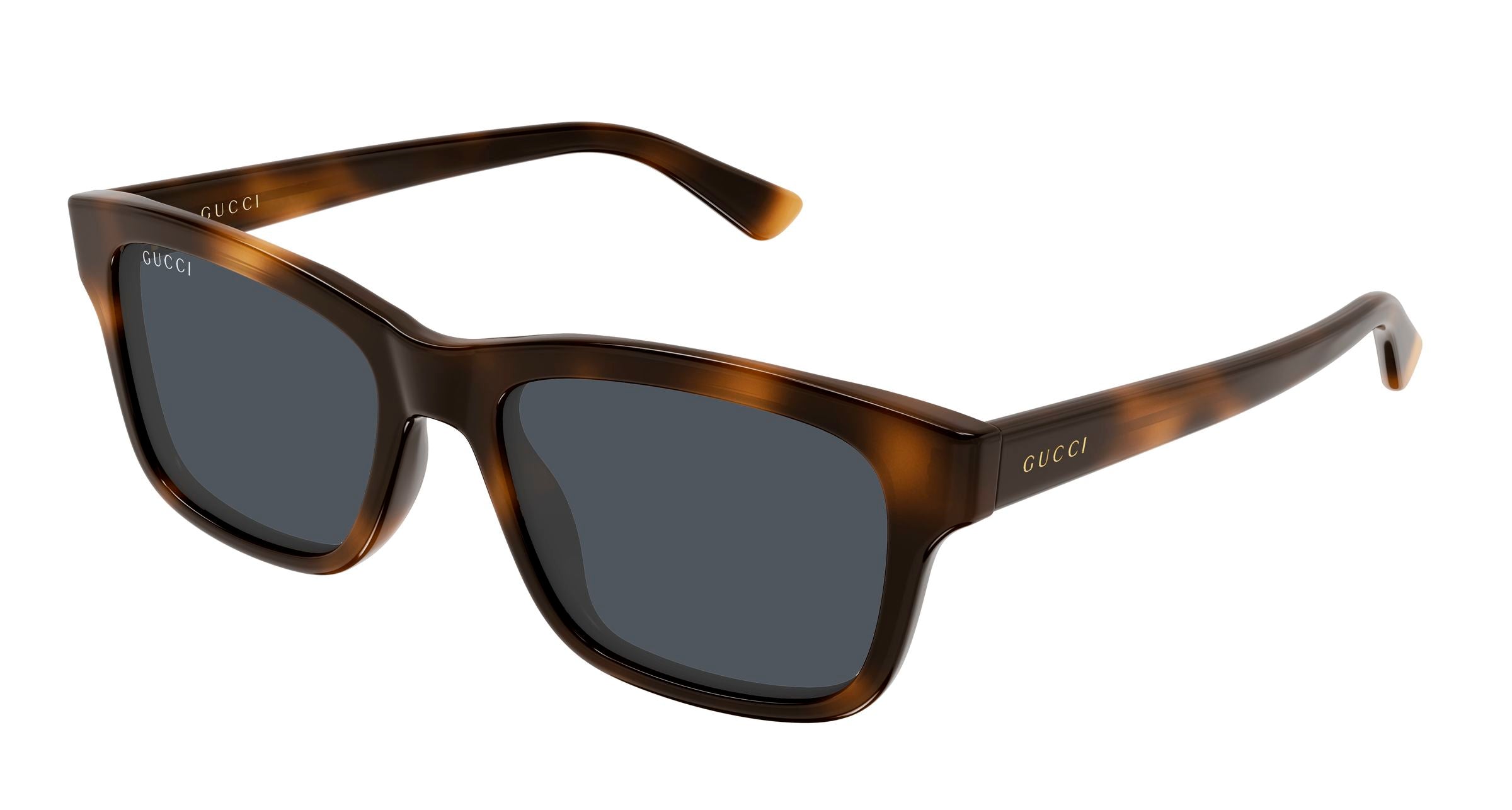 Gucci Uomo Gucci GG2243SK 002 Occhiali da sole Acetato Havana Grigio Squadrata Gucci Uomo Gucci GG2243SK 002 Occhiali da sole Acetato Havana Grigio Squadrata