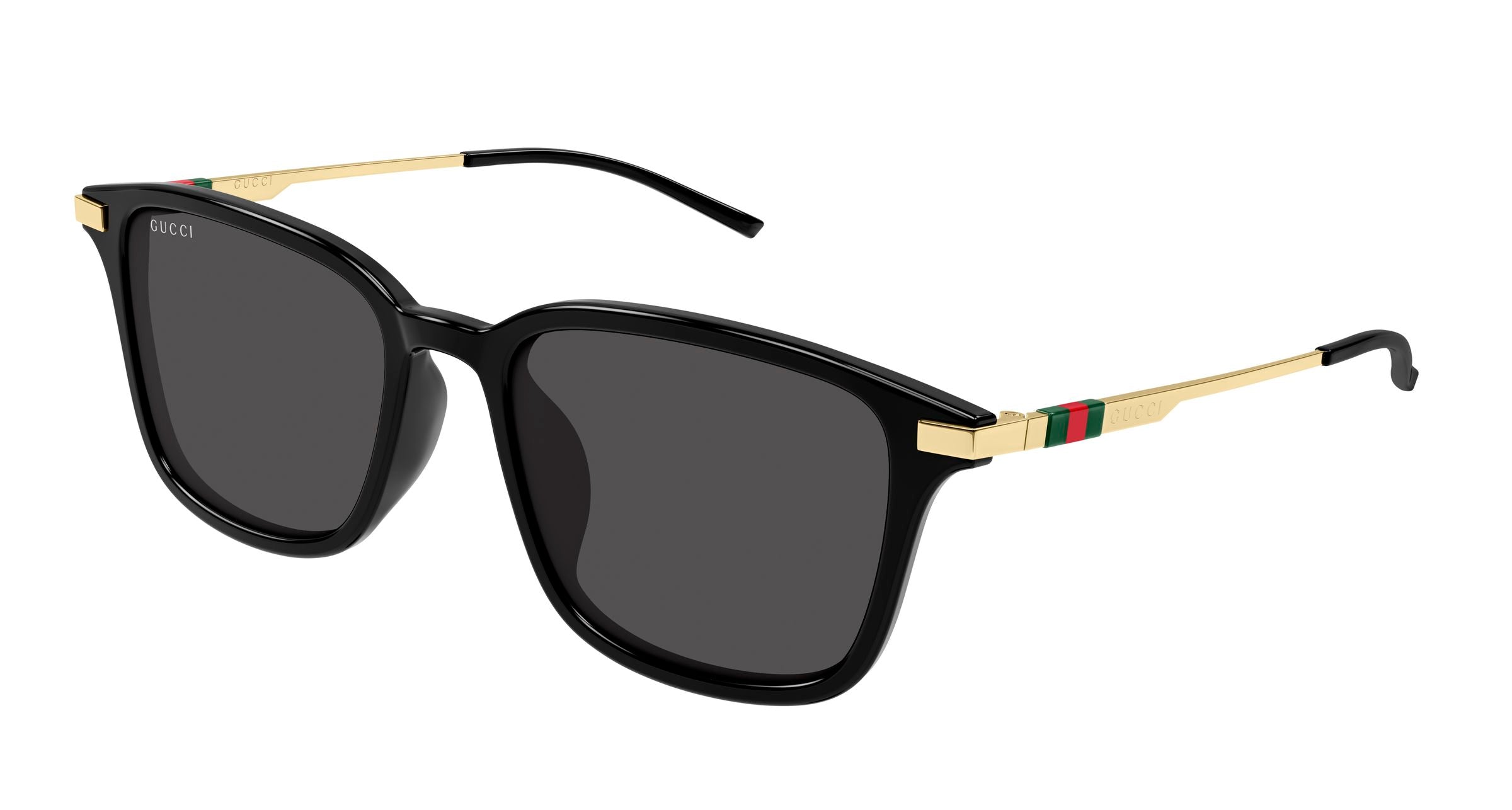 Gucci Uomo Gucci GG2246SK 001 Occhiali da sole Acetato Nero Grigio Squadrata Gucci Uomo Gucci GG2246SK 001 Occhiali da sole Acetato Nero Grigio Squadrata
