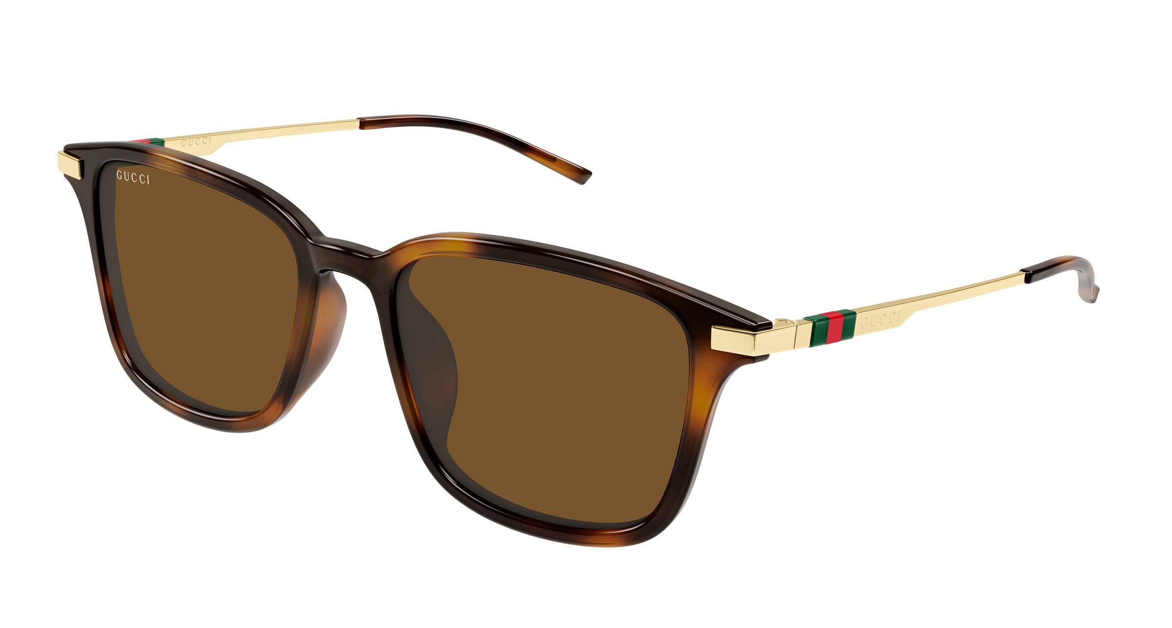 Gucci Uomo Gucci GG2246SK 003 Occhiali da sole Acetato Havana Marrone Squadrata