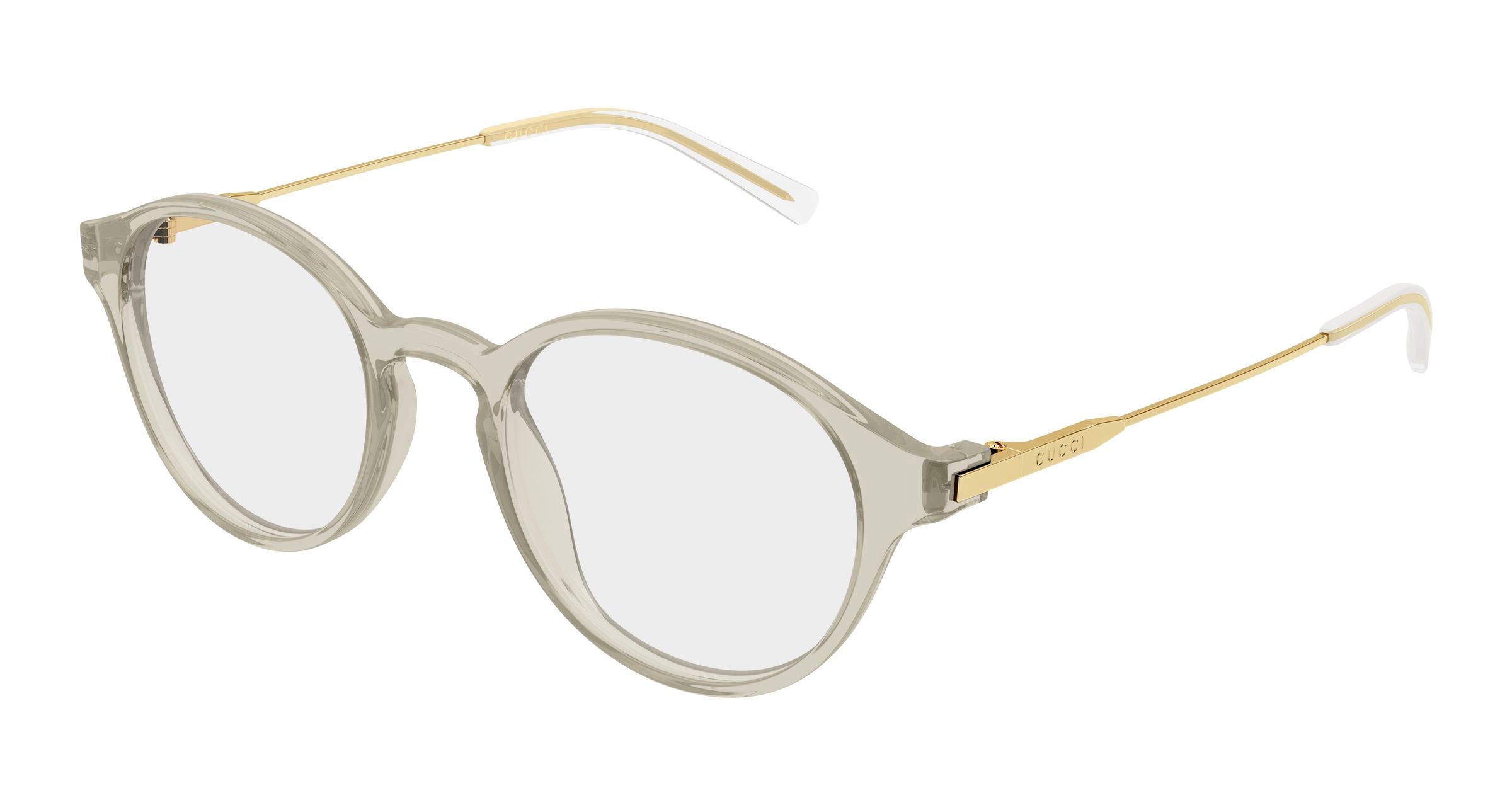 Gucci Uomo Gucci GG2253O 004 Montature da vista Acetato Verde Trasparente Rotonda Gucci Uomo Gucci GG2253O 004 Montature da vista Acetato Verde Trasparente Rotonda