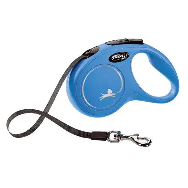 Guinzaglio New Classic Tape Flexi Blu Taglia Extra-Small 3 m - 1° ORDINE? scegli tra BZR5 - BZR20 + 200 pt fedeltà