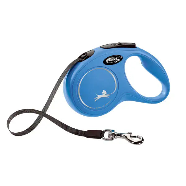 Guinzaglio New Classic Tape Flexi Blu Taglia Medium 5 m - 1° ORDINE? scegli tra BZR5 - BZR20 + 200 pt fedeltà