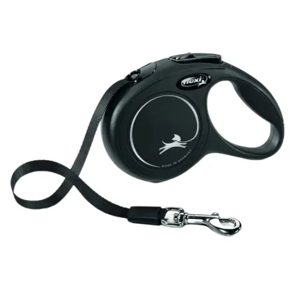 Guinzaglio New Classic Tape Flexi Nero Taglia L 5 m - 1° ORDINE? scegli tra BZR5 - BZR20 + 200 pt fedeltà