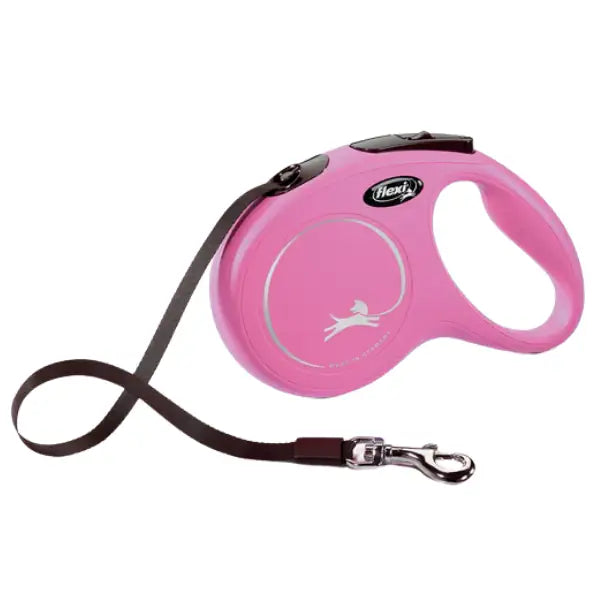 Guinzaglio New Classic Tape Flexi Rosa Taglia Extra-Small 3 m - 1° ORDINE? scegli tra BZR5 - BZR20 + 200 pt fedeltà