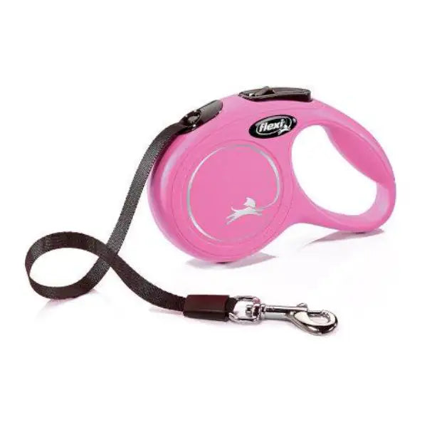 Guinzaglio New Classic Tape Flexi Rosa Taglia Medium 5 m - 1° ORDINE? scegli tra BZR5 - BZR20 + 200 pt fedeltà