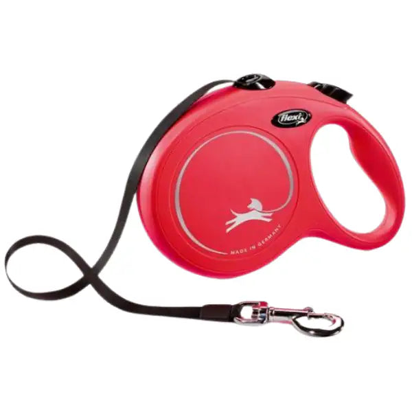 Guinzaglio New Classic Tape Flexi Rosso Taglia Medium 5 m - 1° ORDINE? scegli tra BZR5 - BZR20 + 200 pt fedeltà