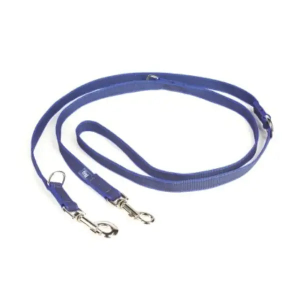 Guinzaglio per cani regolabile Color & Gray Super-Grip Julius-K9 Blu 2,2 m x 2 cm - 1° ORDINE? scegli tra BZR5 - BZR20 + 200 pt fedeltà