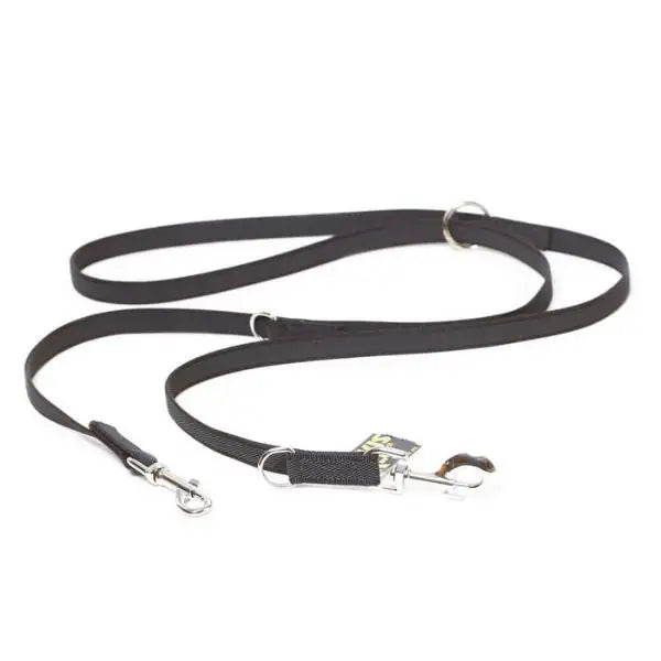 Guinzaglio per cani regolabile Color & Gray Super-Grip Julius-K9 Nero 2,2 m x 2 cm - 1° ORDINE? scegli tra BZR5 - BZR20 + 200 pt fedeltà