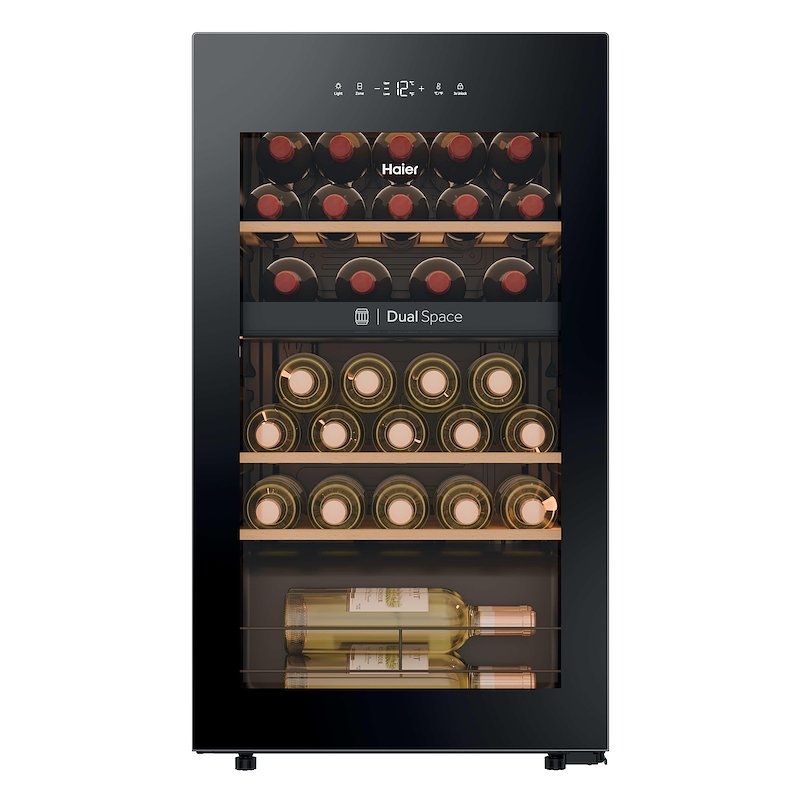 Haier - Cantinetta Hws32gdg Classe G 32 Bottiglie-nero