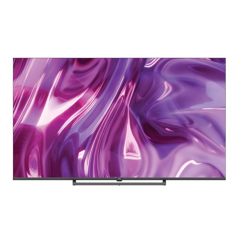 HAIER H65S80GUX TV QLED, SMART TV, 65", Silver, Abbonamento DAZN Full 12 mesi incluso