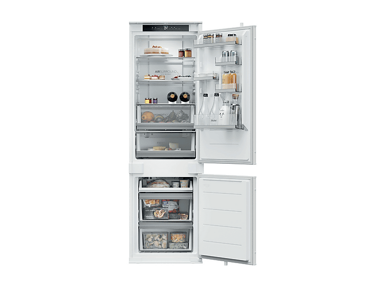 HAIER HBQW5518D FRIGORIFERO INCASSO, A 177,2 cm, 3 ripiani, Rumorosità 33 dB(A), Classe D