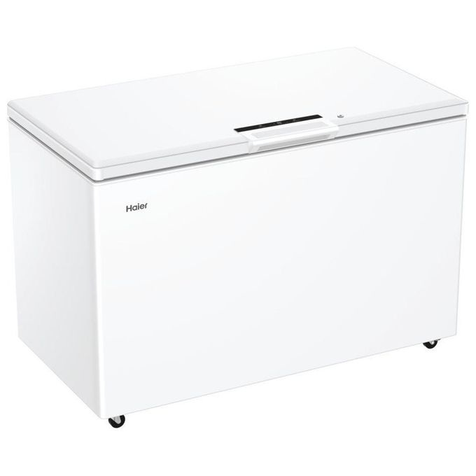 HAIER HCE420E Congelatore pozzo, Capacità netta 418 l, dimensioni: L 132 cm, A 89 P 75 Rumorosità 39 dB(A), BIANCO, Classe E