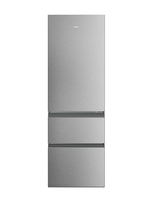 HAIER HTR3618CNMG FRIGORIFERO COMBINATO, A 185 cm, 4 ripiani, Rumorosità 35 dB(A), Silver, Classe C