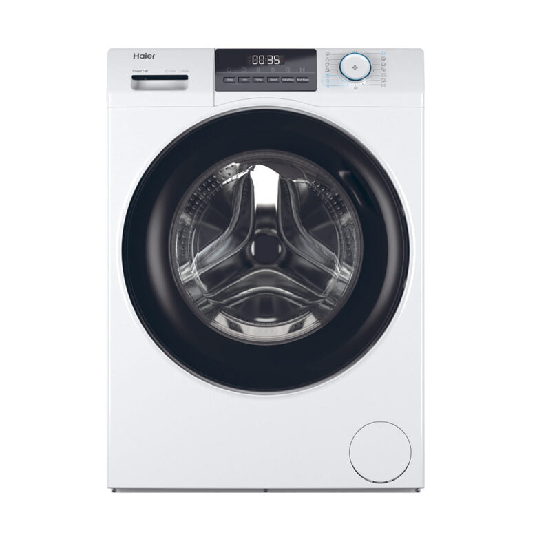 HAIER HW80-BP14929A-S LAVATRICE, Caricamento frontale, 8 kg, 15 programmi, Profondità 48 cm, Giri 1400 rpm, White, livello rumorosità centrifuga 70 dB(A), Classe A