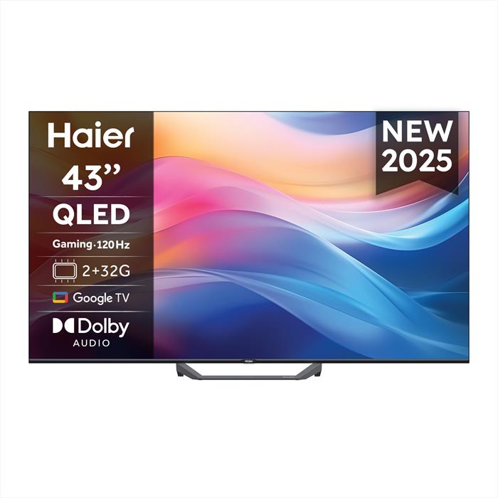 Haier - Smart Tv Qled Uhd 4k 43" H43s80fux-nero