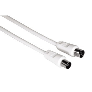 Hama 00011903 cavo coassiale 10 m M FM Bianco
