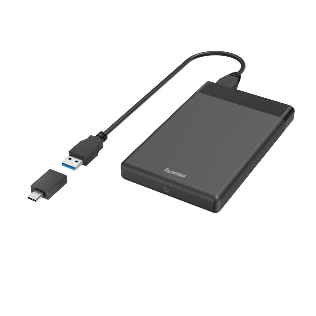 Hama 00200760 contenitore di unità di archiviazione Box esterno HDD/SSD Nero 2.5