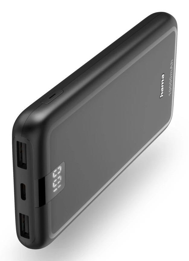 Hama 00201709 batteria portatile Polimeri di litio (LiPo) 10000 mAh Antracite Hama 00201709 batteria portatile Polimeri di litio (LiPo) 10000 mAh Antracite
