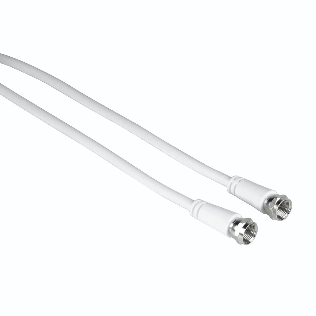 Hama 00205037 cavo coassiale 15 m F Bianco