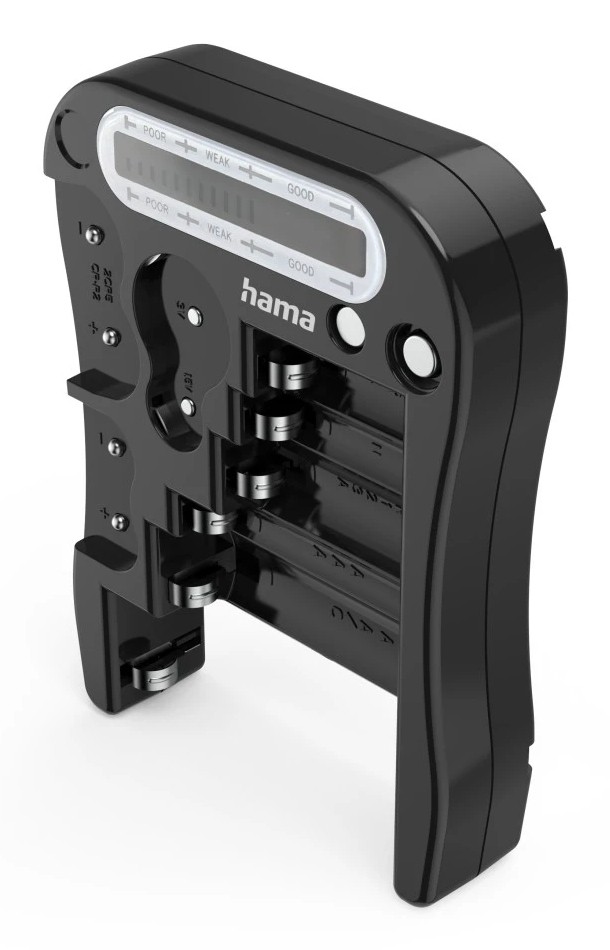 Hama 00223544 tester per batterie Nero