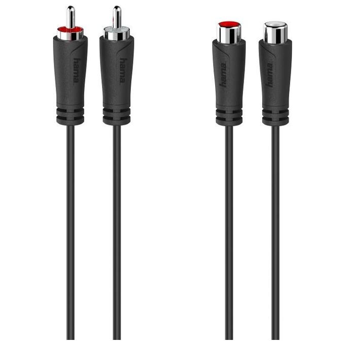 Hama Cavo Rca Nero 3mt