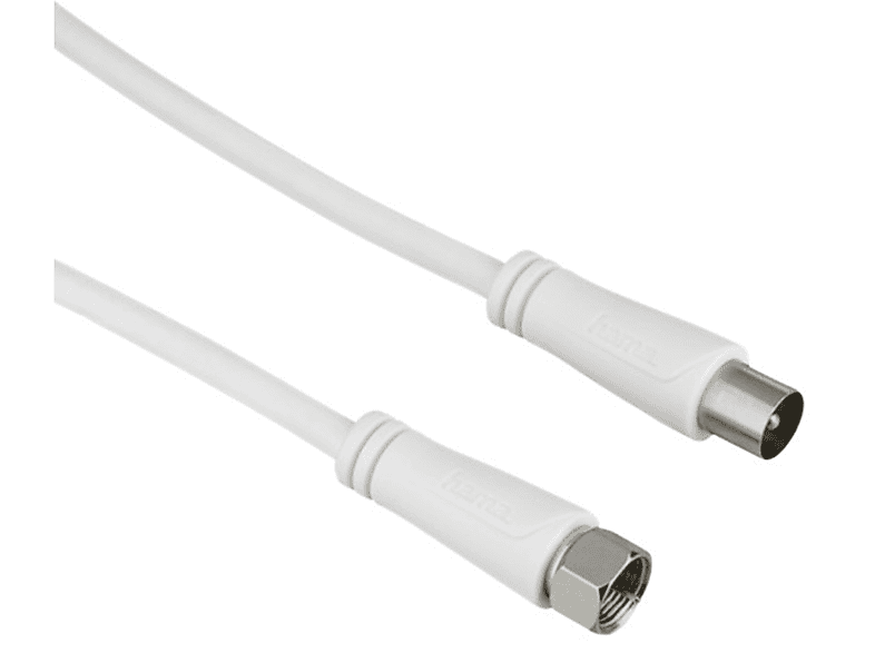 HAMA Cavo SAT M/antenna M, 90 dB, 1,5 metri, bianco
