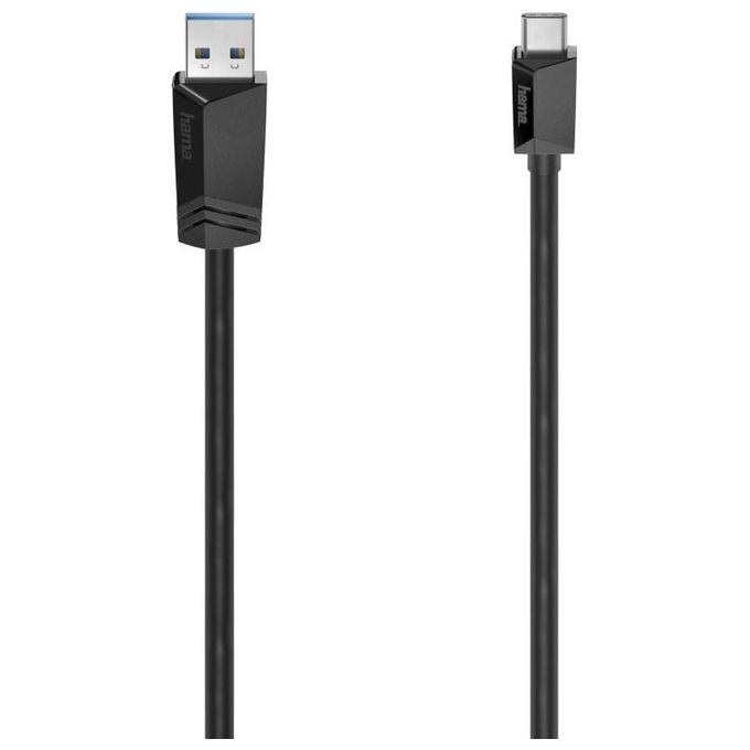 HAMA Cavo USB Type C M / A M, 3.2 gen.1, 1,5 metri, nero