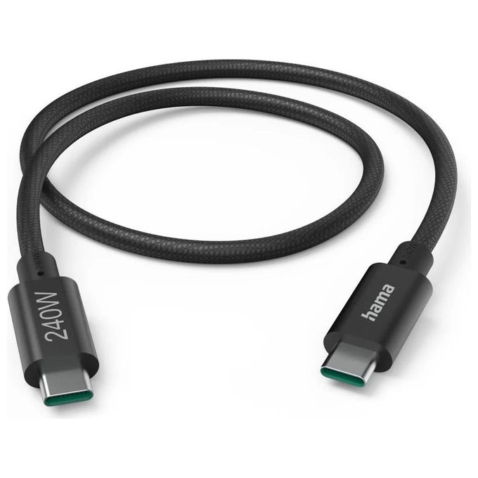 Hama - Cavo Usb Type C M / Usb Type C M-nero
