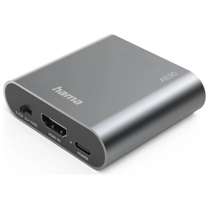 Hama - Convertitore Audio Hdmi/audio-nero