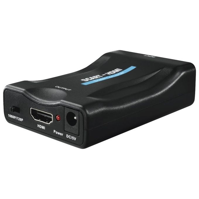 HAMA Convertitore Scart/HDMI, 720/1080P, Alimentato