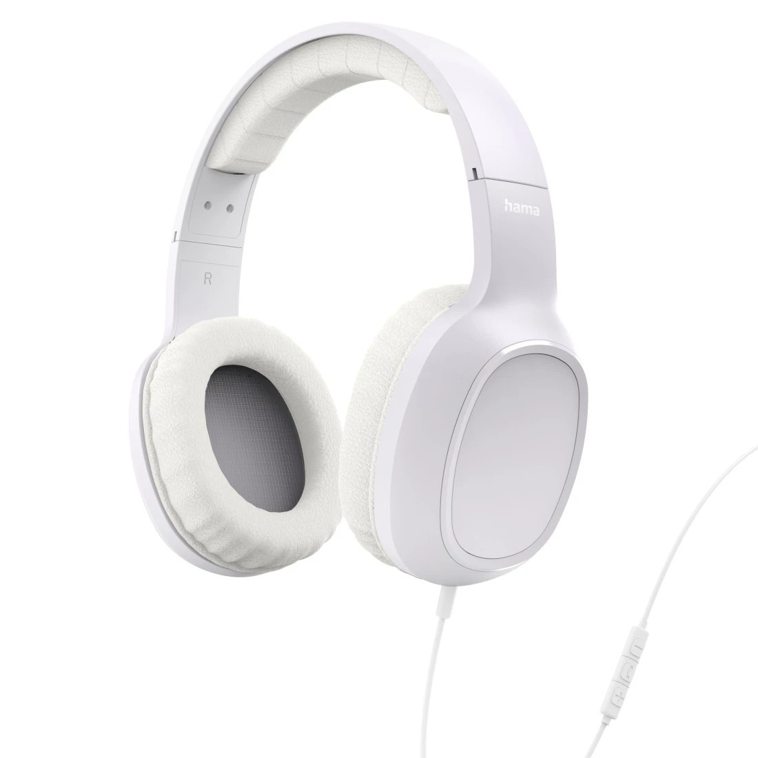 Hama Fun C Auricolare Cablato A Padiglione Musica e Chiamate USB tipo-C Bianco