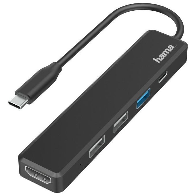 Hama - Hub Usb Type C 3.2-nero