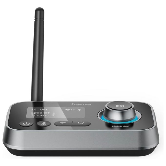 Hama - Ricevitore/trasmettitore Audio Bluetoothlin.it Duo-nero Hama - Ricevitore/trasmettitore Audio Bluetoothlin.it Duo-nero