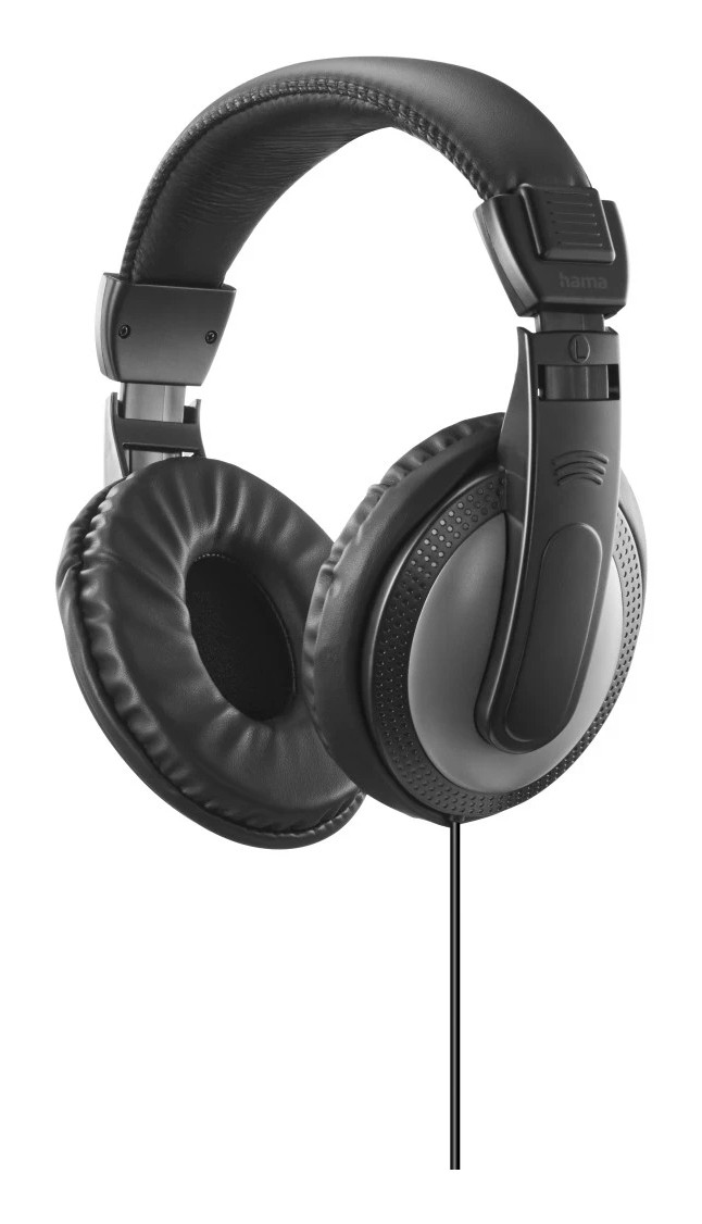 Hama ShellTV II Cuffie Cablato A Padiglione TV Nero Grigio scuro