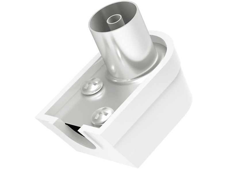 HAMA Spina antenna angolare M, 6 mm, 75 Ohms, avvitabile