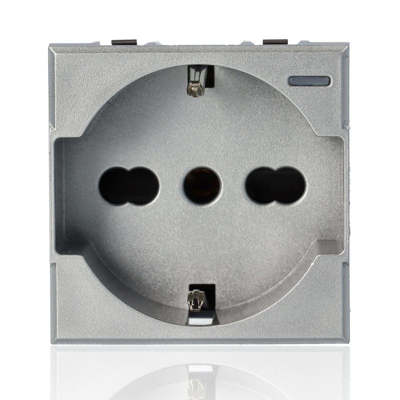 Hc4140/16 - Presa Standard Tedesco E Bipasso 10/16a 250 V Ac - Tech - Axolute - Bticino