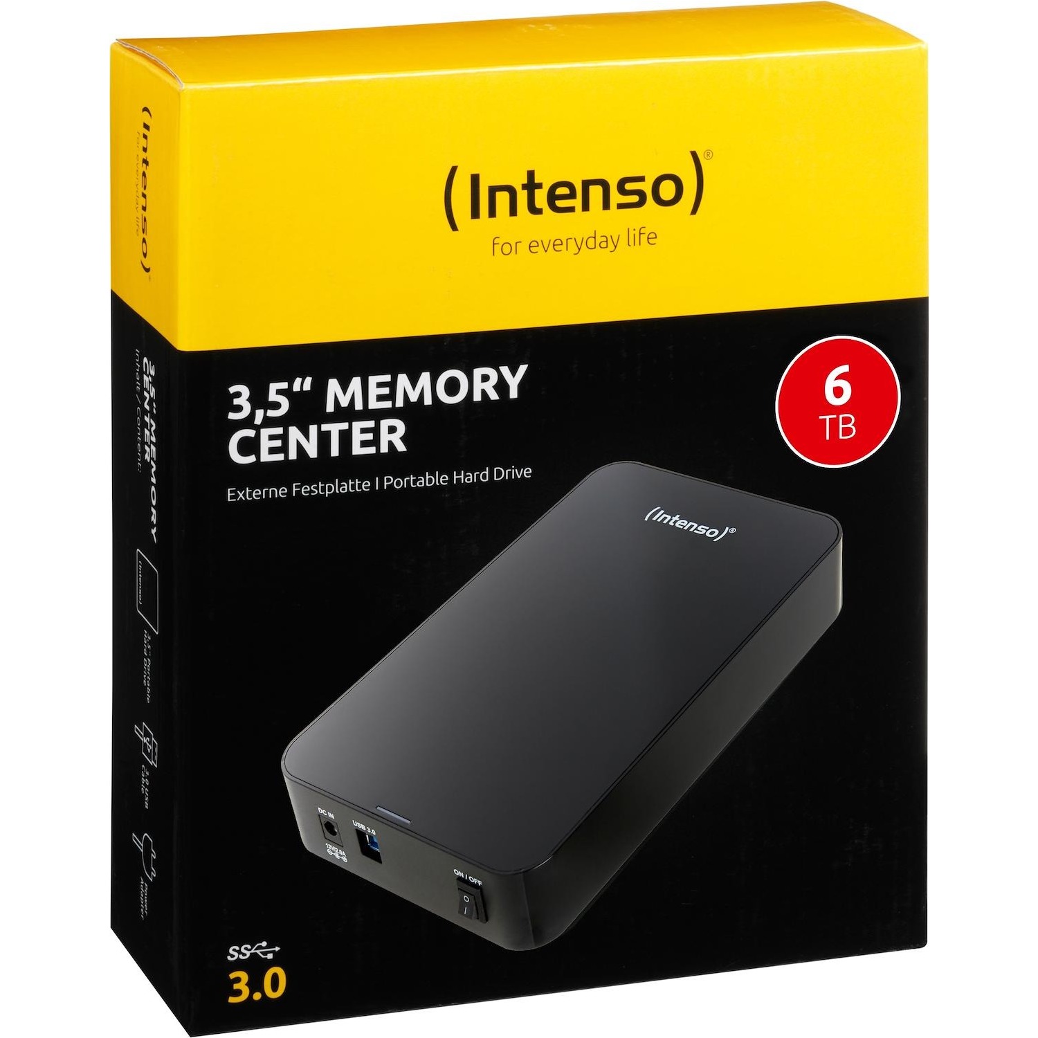 HD Intenso 6TB nero