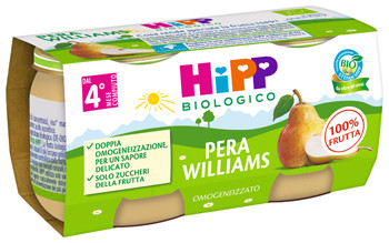 HiPP Bio Omogeneizzato Pera Williams 2x80 g 4m+