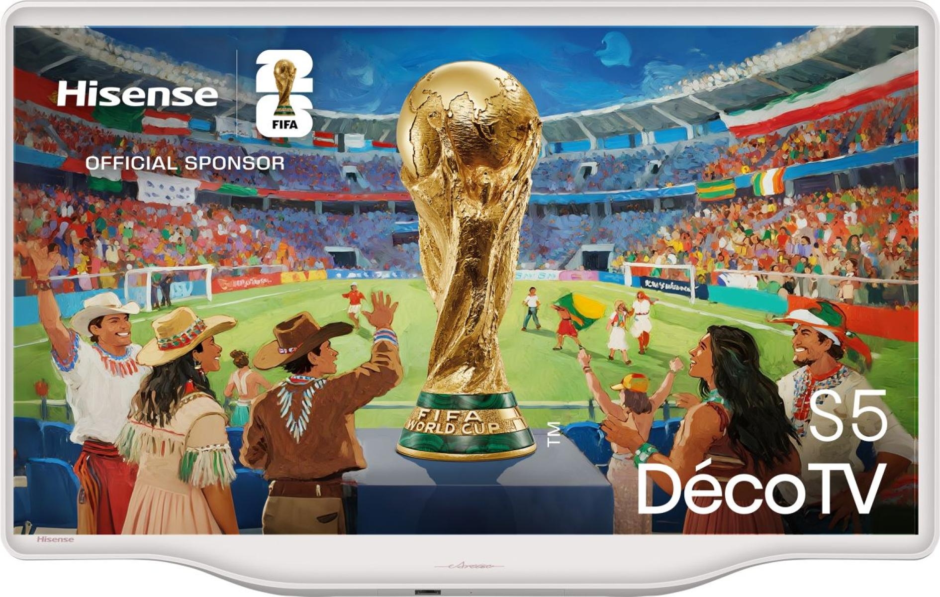 Hisense 32s5q 81,3 Cm (32") Full Hd Smart Tv Wi-fi Argento, Bianco