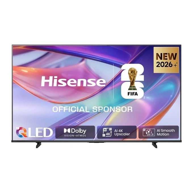 HISENSE 50Q7S Smart TV QLED 50" 4K TV, 60Hz, Audio Dolby Atmos, VIDAA OS con 1000+ APP, Vision IQ, HDR 10+, Game Mode Plus, Bluetooth, Wifi, Alexa Built-in, AirPlay2, lativù