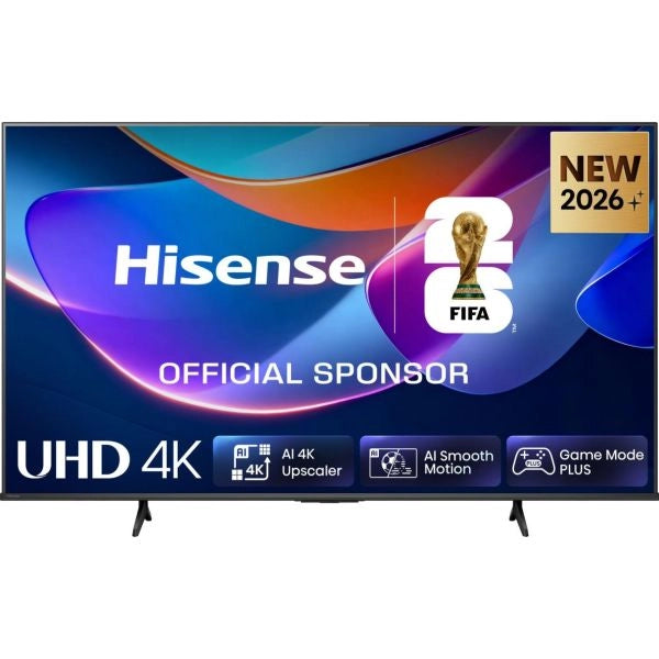 HISENSE 55A6S, Smart TV 55" 4K TV, 60Hz, DTS Virtual X, VIDAA OS con 1000+ APP, HDR 10+, Game Mode Plus, Bluetooth, Wifi, Alexa Built-in, AirPlay2, lativù