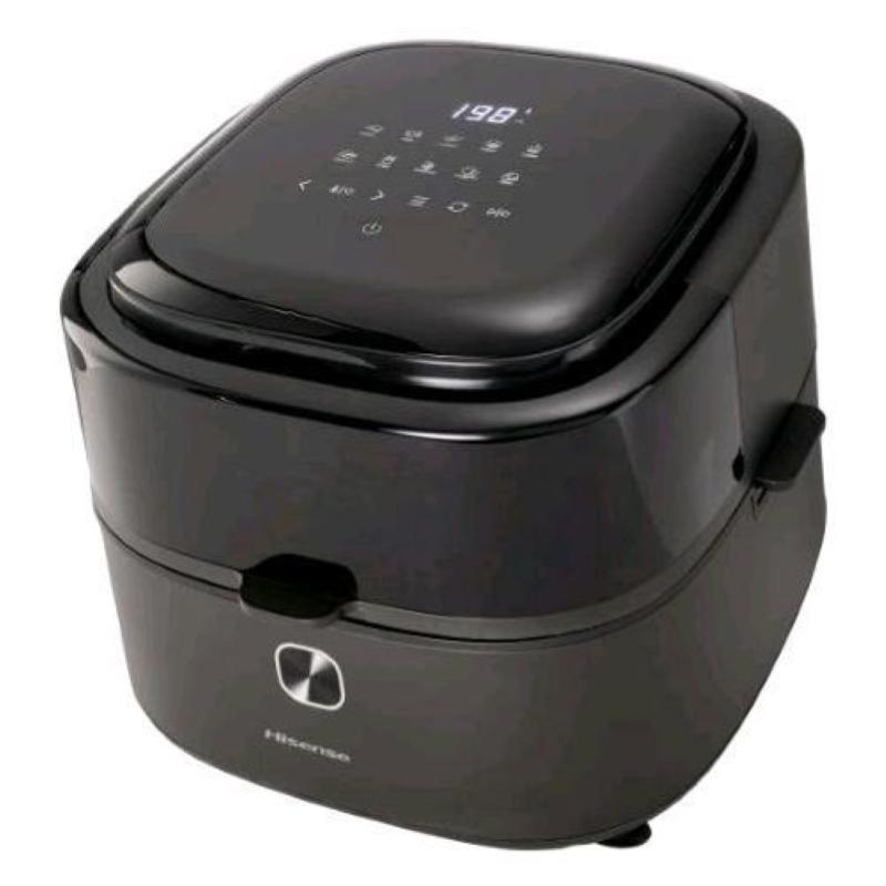 HISENSE HAF1350DR FRIGGITRICE AD ARIA, capacità 6,7 l, Max potenza 1350 W, Nero