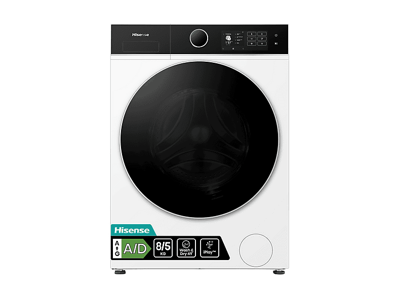 Hisense - Lavasciuga Wd5i8043bwf 8/5 Kg Classe A/b-bianco