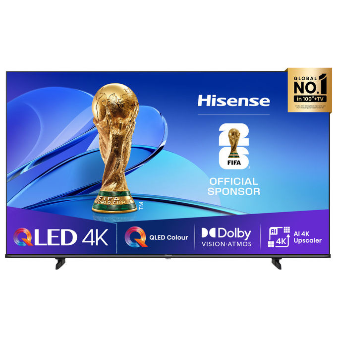 Hisense smart tv QLED 58 pollici 4K 58E7Q Dolby Vision e Atmos Game Mode Plus VIDAA nero