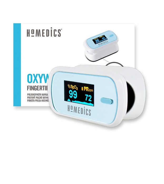 Homedics fingertip pulse oxime